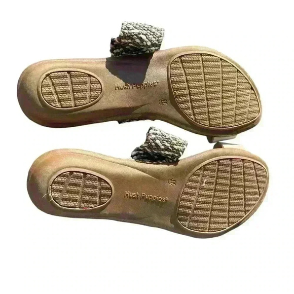 HUSH PUPPIES HW05034-270 NISHI OFF WHITE SLIP ON SLIDES SANDALS WOMENS SZ 8.5M - Picture 3 of 5